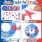 324 Pcs 4th of July Wreath Craft Kit - Foam Patriotic Star & USA Flag Decorations - Red, White & Blue Sticker Ornaments for Kids & Adults - Independence Day DIY Home Door Decor